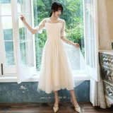 Платье подружки невесты, лонгслив, вечернее платье, цвета шампанского, яркий броский стиль, по фигуре