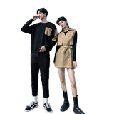 Осенняя парная одежда для влюбленных, сексуальный жилет, комплект, платье, юбка, 2020