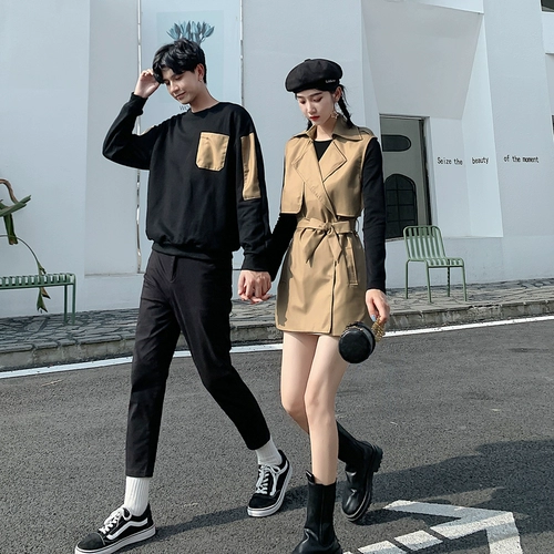 Осенняя парная одежда для влюбленных, сексуальный жилет, комплект, платье, юбка, 2020