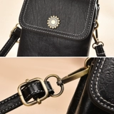 Маленькая сумка через плечо, сумка для телефона для матери, универсальный кошелек