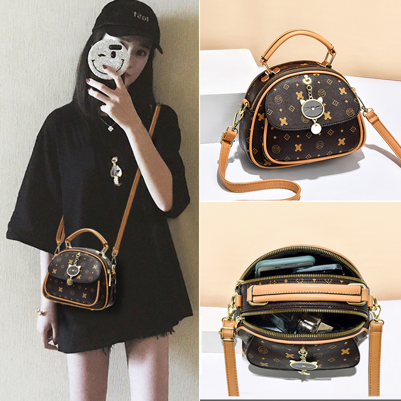【Three-Layer】Small Handbag for Women 2026 New Spring/Summer Textured Shoulder Crossbody Bag Large Capacity Casual Versatile