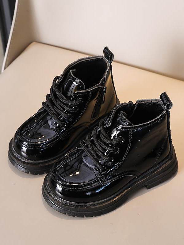 Children's Martin Boots 2025 New Autumn Girls' Boots Winter Boys' Short Boots Single Boots Children's Shoes Mid-Calf Small Leather Boots