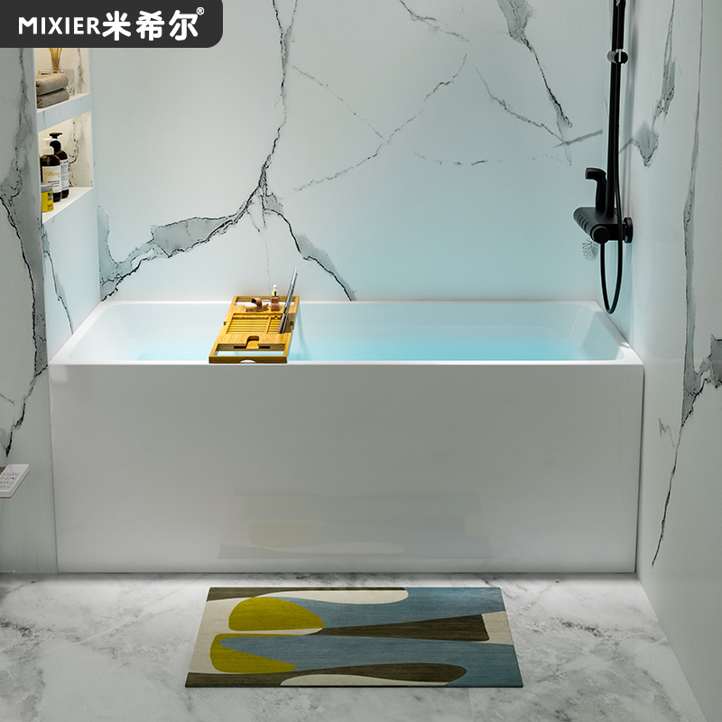 Small household bath shower one home Acrylic independent Japanese mini net red bath adult 1 1 - 1 7