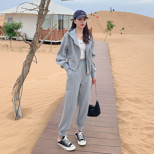 Толстовка с капюшоном, комплект, штаны для отдыха, коллекция 2023, в корейском стиле