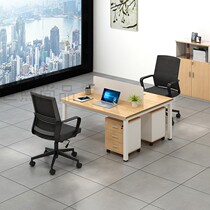 Staff desk staff simple computer desk combination furniture chair modern staff Table 2 people 4 people 6 people 8 man