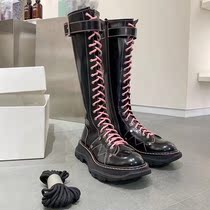 Roir Mckun Rider Boots 2021 Autumn Winter New Thick bottom Slim Boots Woman however knee-small tall cylinder boots