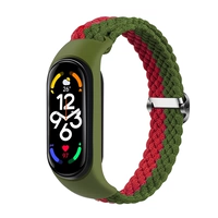 Полосатая вязаная модель -ГРИН и красная