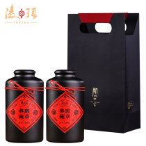 Lingding 82 years old class Zhang aged Puer tea cooked tea old tea head old tree 600g tea fossil broken silver