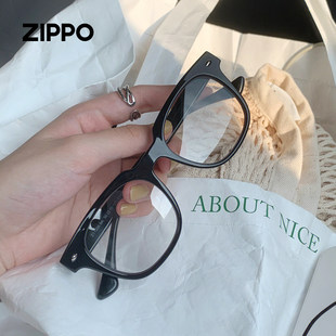 Zippo Su Yan Ping Light Black Frame anti -Blu -ray Glasses Frame Female Simple and Meskeepable Movement Mirror Z11206
