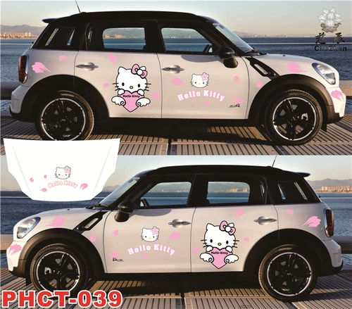 Hello kitty, мультяшная наклейка