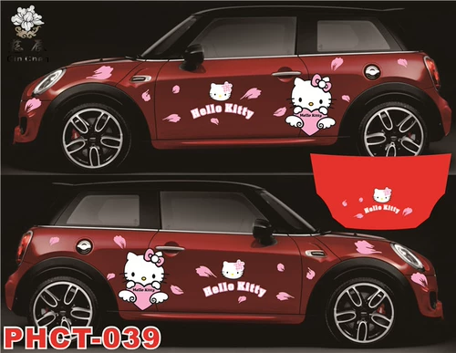 Hello kitty, мультяшная наклейка