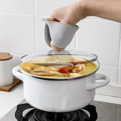 Симпатичные силиконовые теплоизоляционные перчатки выпекать антикальдирующие зажиму