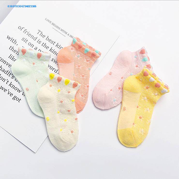 Summer cool socks Girls Pux socks Sox stockings Spring Summer men Children's boat socks Sox socks Summer thin Baby socks cute super cute