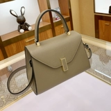 Портативная универсальная сумка через плечо, французский стиль, из натуральной кожи, премиум класс