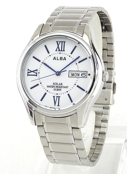 日本seiko 精工alba Aefd554 553男士太陽能商務休閒時尚手手錶