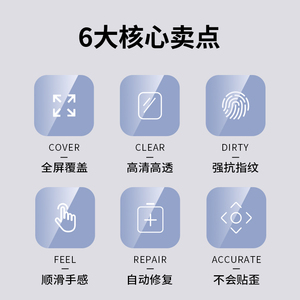 iwatch手表膜applewatch膜全屏apple watch软膜iwatch6代苹果2/3/4钢化膜iwatch5水凝全屏se覆盖4保护贴膜