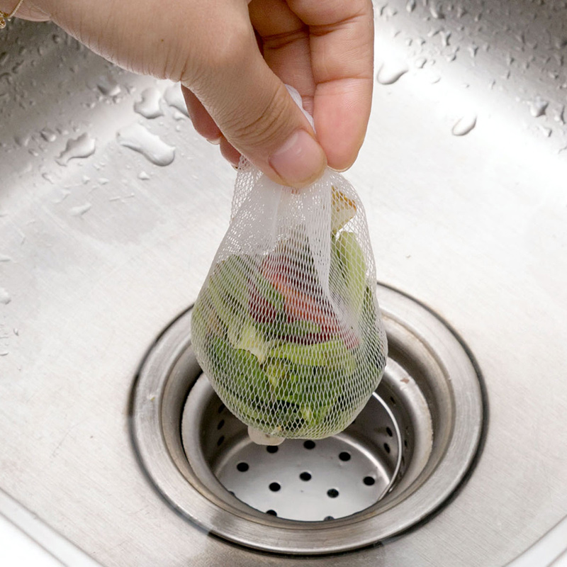 Japan Kitchen Sink Net Disposable Floor Drain Mesh Dishwashing Pool Sewer Pool Trash Anti-Clogging Scum Bag