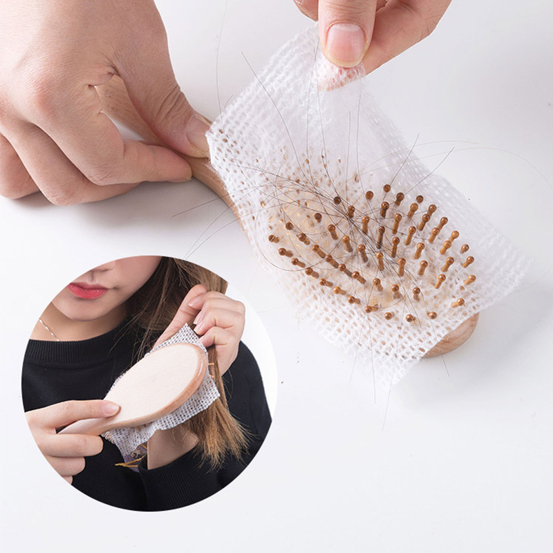 Japanese household comb cleaning net hair cleaning chip comb protects net hair cleaning paper 30 pieces