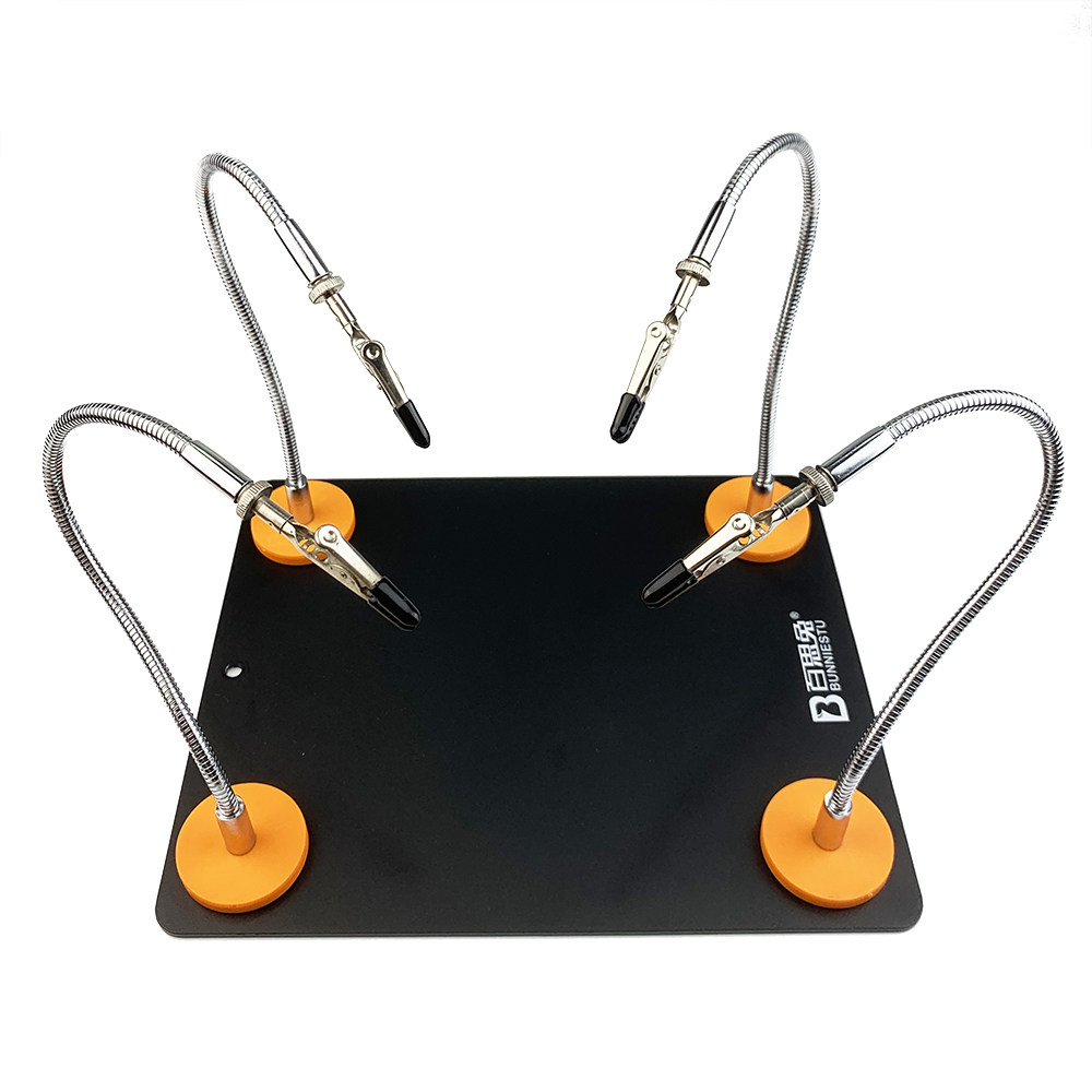 Removable magnetic base welding station universal fixture circuit board electronic mobile phone repair electric iron welding solder bracket