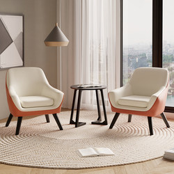 Modern simple single sofa chair balcony leisure chair lazy sofa small apartment bedroom office light luxury seat