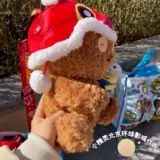 Пекин универсальные студии покупки маленького желтого Tim2022 Spring Festival Festival Festival Popular Barrel Barrel Broken Plush Bag Head Head