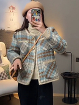 Small Fragrance Style Subfur Coats Women Autumn Winter 2021 New Small Sub-Style Famous and Thickened Short and Thickened Short