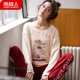 Đồ ngủ nữ ở Nam Cực mặc cho sinh viên Hàn Quốc tươi trong mùa thu. đồ bộ trung niên