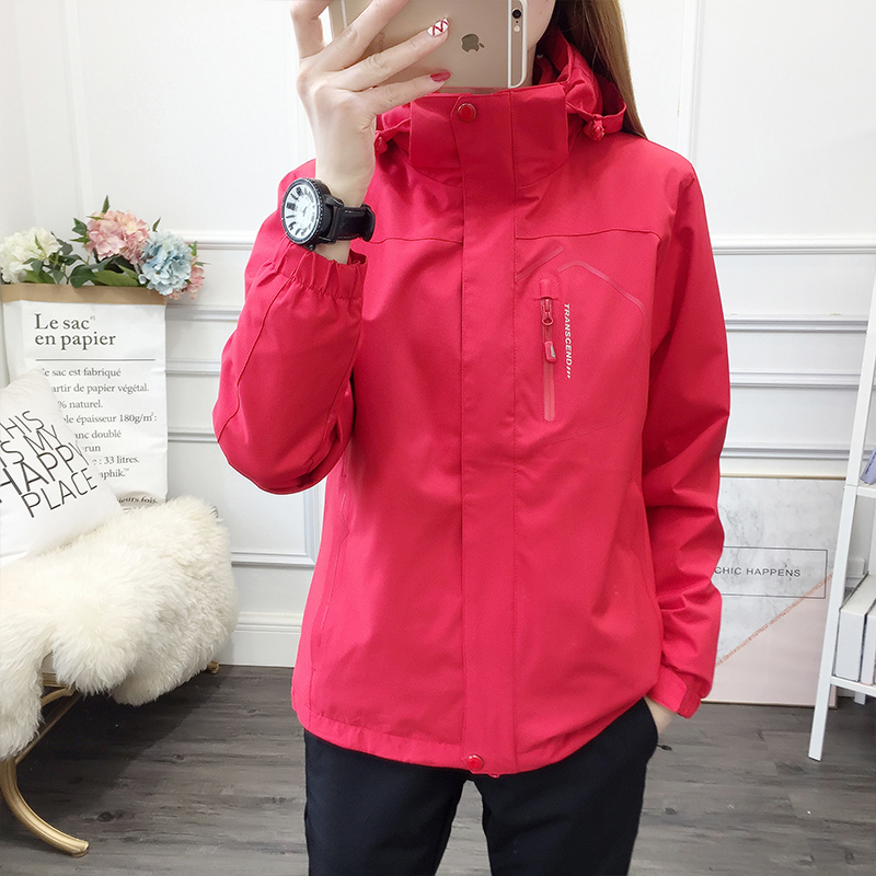 Assault Jacket Woman Spring Autumn Winter Three-in-one Detachable Plus Suede Thickened Outdoor Windproof Clothes Waterproof Mountaineering Suit Man