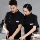 Polyester-Cotton cao cấp lưới thoáng khí áo liền quần đầu bếp ngắn tay nam mùa hè nhà hàng khách sạn nhà bếp phục vụ quần áo đầu bếp màu trắng tinh khiết đồng phục nấu ăn áo bếp nữ