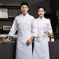 Белый лонгслив, фартук