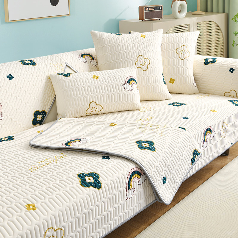 Latex Sofa Mat Summer Mat Mat Cushions Universal Summer Style Seat Cushion Sofa Cover Ice Silk Geb Anti Slip