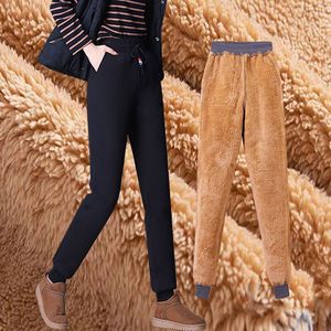 【超厚650克】羊羔绒休闲卫裤