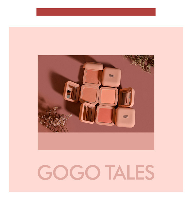Gogo nhảy đỏ mặt trời đỏ nữ ướt và hoang dã e bánh lớn đỏ mặt cao dễ tô màu tăng màu tương đương học sinh - Blush / Cochineal phấn má missha