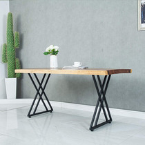 Nordic wrought iron table leg Bracket Office table foot big board table table frame metal tripod simple table leg