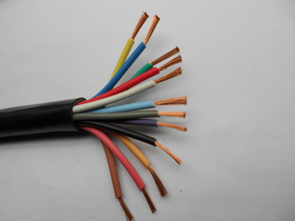 Pure copper national standard wire and cable 0 3 square 18 core soft sheathed wire RVV 18*0 3 signal wire