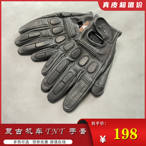  Motorcycle Harley TNT retro gloves fall-proof leather spring and summer four seasons equipment motorcycle knight riding men and women
