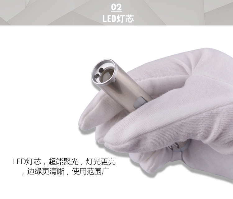 Mini USB sạc nhỏ đèn pin nhà y tế chiếu sáng ngoài trời ánh sáng màu tím giả ánh sáng huỳnh quang đại lý bút phát hiện đèn pin chiếu xa