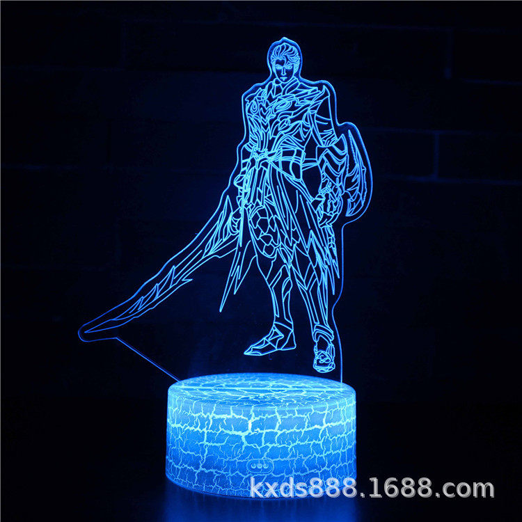 Glory of Kings PlayerUnknown's Battlegrounds Series 3D Night Light LED Colorful Touch Remote Control USB Creative Gift Desk Lamp - Taobao