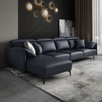 Modern extremely simple leather sofas size family living room corner sofa-style light lavish living room Guido sofa Portfolio