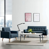 Office Sofa Modern Easy Fashion Fabric guests Casual Reception Talks Clothing Shop Trio Sofa Combinations