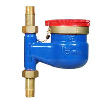 Amico rotor vertical hot water meter digital tap water hot water meter household 4 points 6 taps DN15 DN20