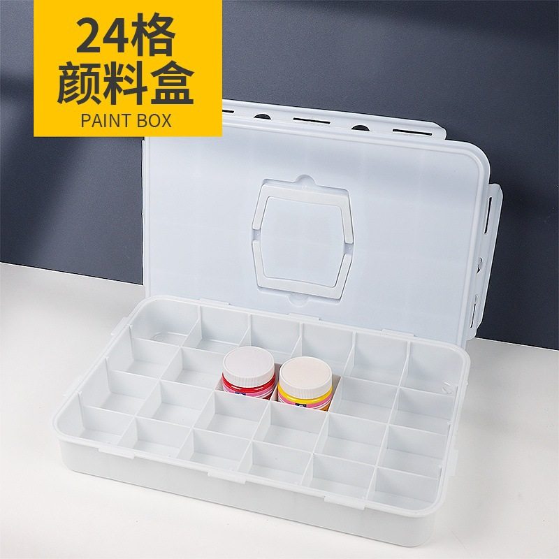 memory 24 the memory 24 Gtoning box Hand water Pink paint box megagerge can put whole bottle of 100ml paint-Taobao