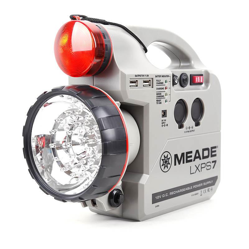 Mead 12v 7A multi-function power supply with outdoor lighting astronomical telescope accessories portable