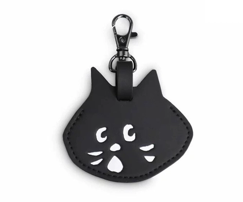 [Цвет] Выход оставшийся черный кот PU Хороший пакет с текстурой/кулон/клавиша для ключей