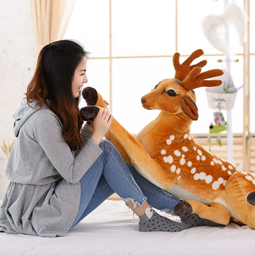 Реалистичная плюшевая игрушка, рождественская тряпичная кукла, жираф, подарок на день рождения