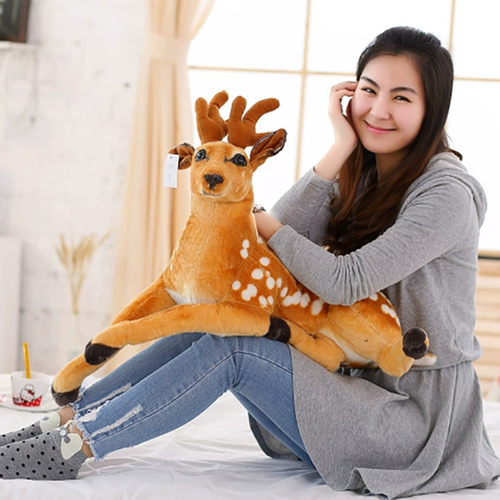 Реалистичная плюшевая игрушка, рождественская тряпичная кукла, жираф, подарок на день рождения