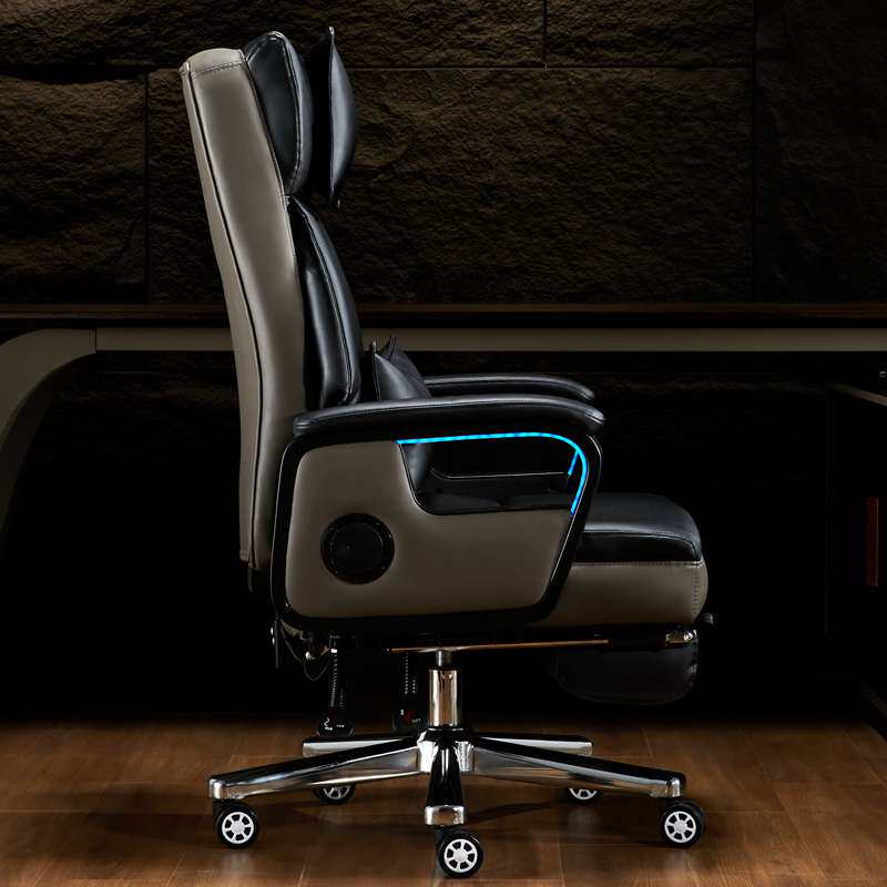Computer chair home comfortable sedentary reclining office seat leather boss chair backrest sofa massage gaming chair
