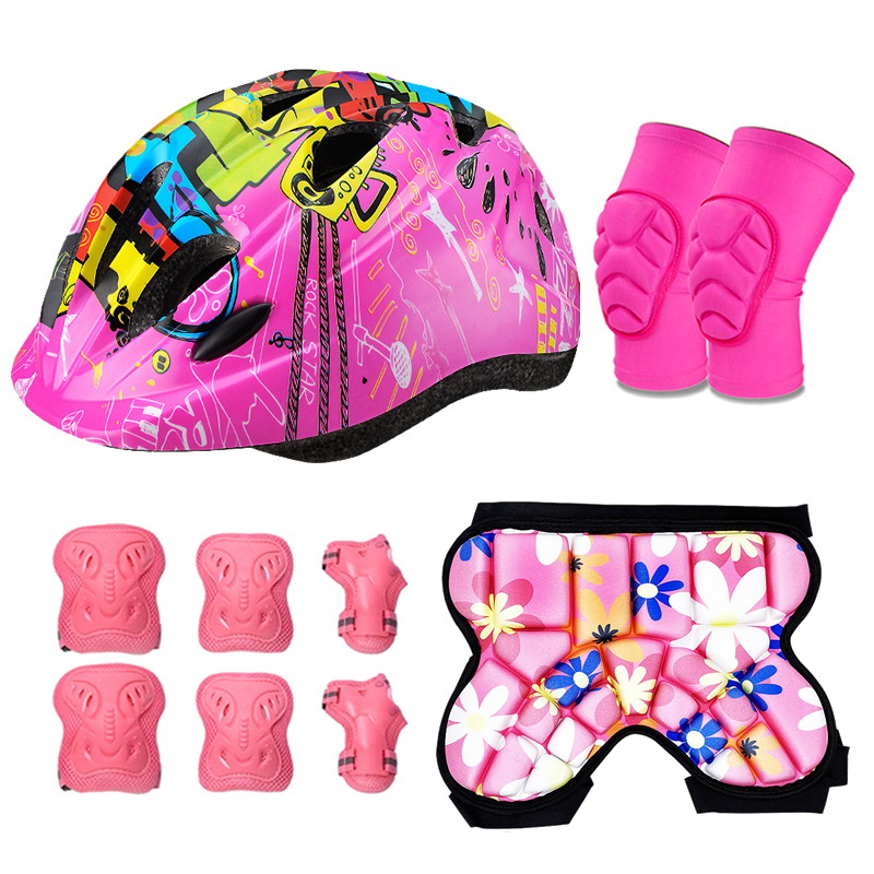 Child Wheel Slide Protection Hip ice Ice Anti-Fall Pants Protection Kit Group Dry Ice Safety Helmet Ski Ass Cushion Scooter Vitality board
