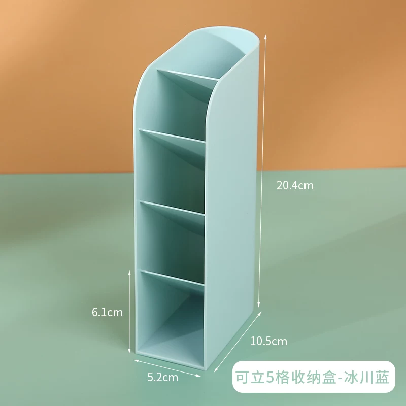 Universal table creative storage box, plastic makeup box for office for boxes, storage system, stationery, capacious pens holder