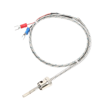 Snap-ressort thermocouple type boucle pression réglable ressort K type électrique couple chaud injecteur de machine à chaud sonde de température capteur de type J